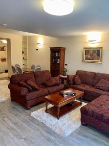 Zona de estar de Penthouse Silver Mountain, Duplex 3 camere - 250 mp luxury garden - Poiana Brasov