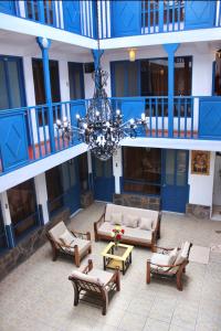 Posezení v ubytování SAN BLAS PLAZA INn
