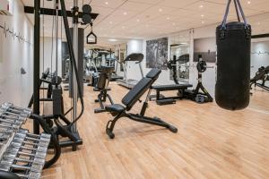 Fitness centrum a/nebo fitness zařízení v ubytování Quality Hotel Statt