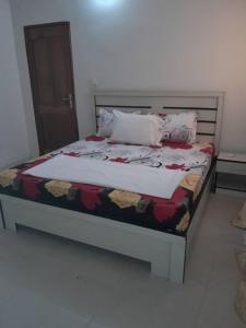 Postel nebo postele na pokoji v ubytování Chez Mamanta