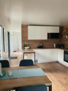 Kuchyň nebo kuchyňský kout v ubytování Deluxe Apartman Lara