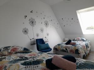 Voodi või voodid majutusasutuse La casa Tata toas