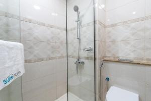 Koupelna v ubytování Comfortable Broad Studio in Business Bay-Suiteable