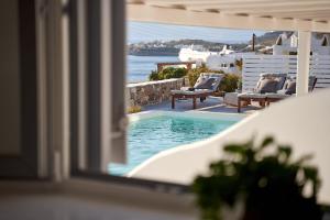 Bazén v ubytování Casa Tagoo Mykonos nebo v jeho okolí