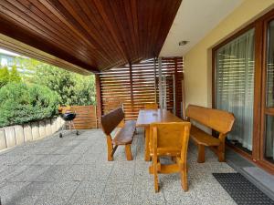 Balkón alebo terasa v ubytovaní Apartmánový Dom 44