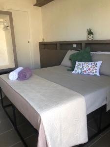 Postel nebo postele na pokoji v ubytování b&b di sole di luna