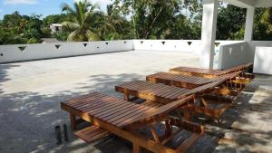 Balkón nebo terasa v ubytování CoCoSuRf House, Luxury among palms