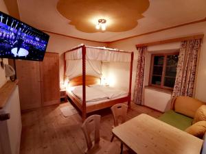 Letto o letti in una camera di Garni Tschutscherhof