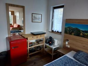 Posteľ alebo postele v izbe v ubytovaní Wohnung in Bad Goisern