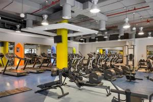 Fitness centrum a/nebo fitness zařízení v ubytování Stylish 2bdr at Rimal 1