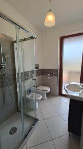 Et badeværelse på Villa Rosetta