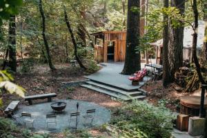 ki Your private Yurt in the woods - Nevada City tesisine ait fotoğraf galerisinden bir görsel