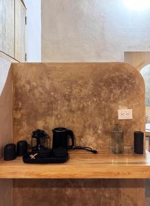 Kuchyň nebo kuchyňský kout v ubytování CASA PENUMBRA- Centro Oaxaca