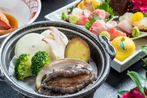 Comida en el ryokan o alrededores