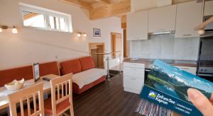 Kuchyňa alebo kuchynka v ubytovaní Appartement Schaubensteiner
