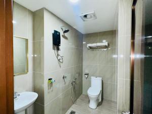 Koupelna v ubytování Cozy Hotel@ KL Sentral