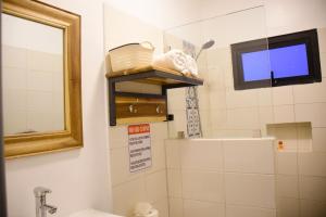 Ein Badezimmer in der Unterkunft Hostal Marina Samana
