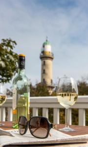 Nápoje v ubytování Hotel Am Leuchtturm