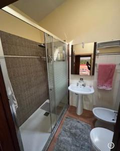 Ein Badezimmer in der Unterkunft O Recanto do Sossego