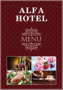 a collage of pictures of food with the words alfa hotel at ALFA HOTEL in Skaramangás