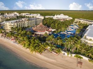 an aerial view of the resort and the beach at Azul Beach Resort Riviera Cancun, Gourmet All Inclusive by Karisma in Puerto Morelos