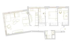 Půdorys ubytování Alfonso X - Apartamentos Burgos Deluxe