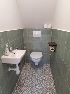 Kylpyhuone majoituspaikassa Iluska Vendégház