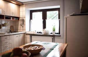 Kuchyň nebo kuchyňský kout v ubytování Hostel Wielka Krokiew