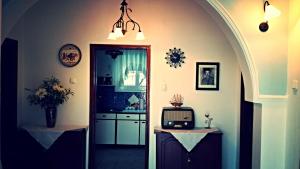 A kitchen or kitchenette at Rooms Ntontas