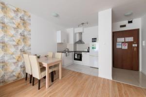Kuchyň nebo kuchyňský kout v ubytování Prince Apartments