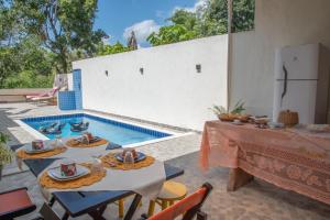 Πισίνα στο ή κοντά στο Villa Silva e Braga POUSADA Arraial D Ajuda-AZUL