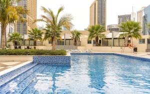 Bazén v ubytování 1BR for 4 guests in Marina Crown nebo v jeho okolí
