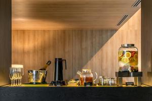 Comodidades para preparar café e chá em Laghetto Stilo São Paulo