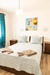 Postel nebo postele na pokoji v ubytování Casita Tropical