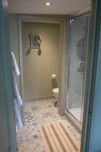 Koupelna v ubytování SEED Hub