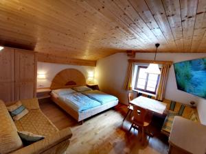 Letto o letti in una camera di Garni Tschutscherhof