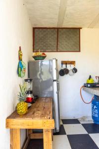 Η κουζίνα ή μικρή κουζίνα στο Casa Blanca - Taganga