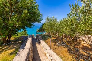 widok na ocean z plaży w obiekcie Apartment Smokvina w mieście Punat
