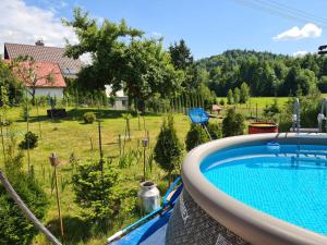Bazén v ubytování Apartments Beskydy nebo v jeho okolí