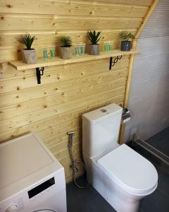 Ένα μπάνιο στο Welcome Cottage