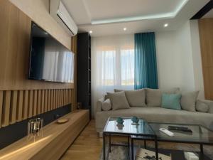 Posezení v ubytování Perla Lux 2 Apartments