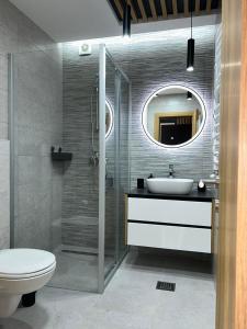 Koupelna v ubytování Perla Lux 2 Apartments