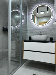 Koupelna v ubytování Perla Lux 2 Apartments