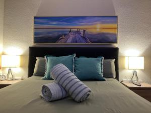 Postel nebo postele na pokoji v ubytování Habitación Amaya 2