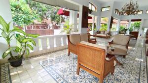 A seating area at Griya Asih