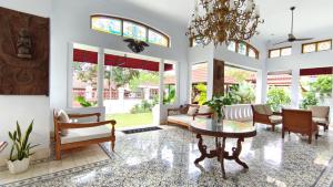 A seating area at Griya Asih