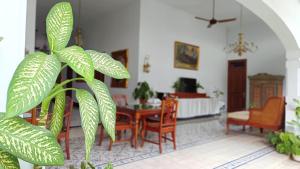 A seating area at Griya Asih