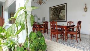 A seating area at Griya Asih