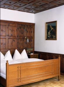 Ein Bett oder Betten in einem Zimmer der Unterkunft Villa Solitude