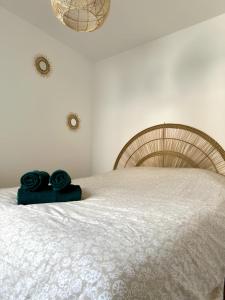 Postel nebo postele na pokoji v ubytování Le Vesontio, Wifi, Parking proche